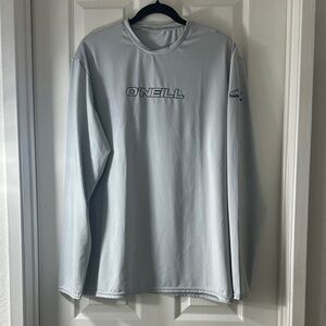 O'Neill Light Gray Long Sleeve Rashguard